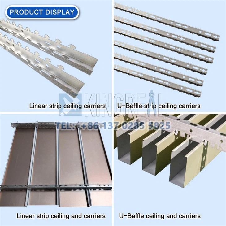 4-KINGREAL Linear Ceiling Carrier production machine